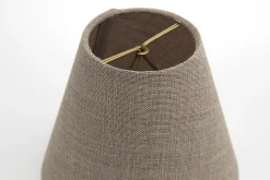 Flamant Clips, Lampenkap, Naturel En Grijs, Conisch, 14 Cm