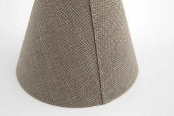 Flamant Clips, Lampenkap, Naturel En Grijs, Conisch, 14 Cm