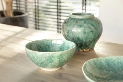 Flamant Cresta, Serveerbord, Keramiek, Turkoois, Ovaal