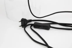 Flamant Cypri, Tafellamp, Glas, Zwart, S