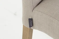 Flamant Dalya, Stoel, Berken, Gebroken Wit Linnen