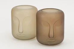 Flamant Fefy, Vaas, Glas, Grijs