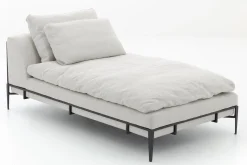 Flamant Floria, Fauteuil, Natuurlijk Linnen En Zwart Metaal