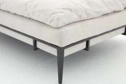 Flamant Floria, Fauteuil, Natuurlijk Linnen En Zwart Metaal