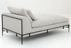 Flamant Floria, Fauteuil, Natuurlijk Linnen En Zwart Metaal