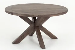 Flamant Forino, Eettafel, Gerookt Eiken, Rond, 110 Cm