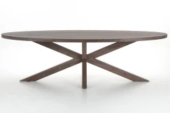 Flamant Forino, Eettafel, Gerookt Eiken, 264 Cm