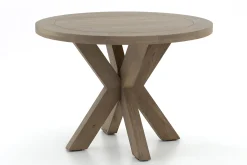 Flamant Forino, Eettafel, Verweerd Eiken, Rond, 110 Cm