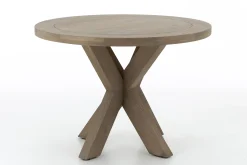 Flamant Forino, Eettafel, Verweerd Eiken, Rond, 110 Cm