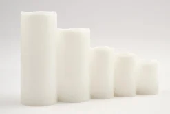 Flamant Gwen, Leds-Kaars, 7,5X15Cm