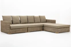 Flamant Hills, Tuinbank, Met Kussen + Poef