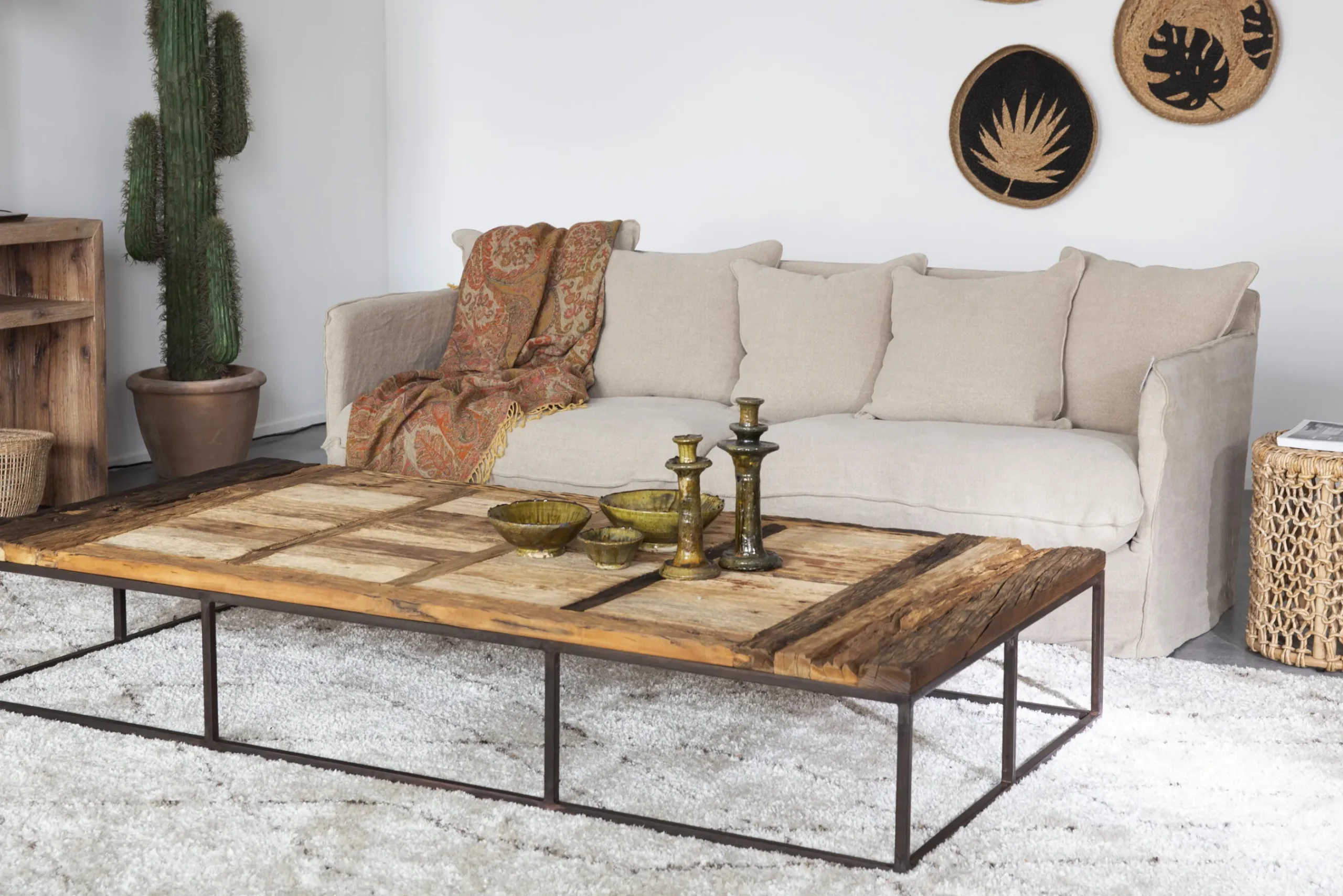 Flamant Hira, Bank, Naturel, Linnen