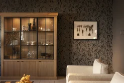 Flamant Ijzeren Jason, Kast, Verweerd Eikenhout, 3 Ijzeren Deuren