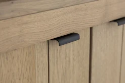 Flamant Ijzeren Jason, Kast, Verweerd Eikenhout, 3 Ijzeren Deuren