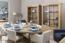 Flamant Ijzeren Jason, Kast, Verweerd Eikenhout, 2 Ijzeren Deuren