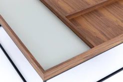 Flamant Jalon, Salontafel, Vierkant, Hout En Metaal