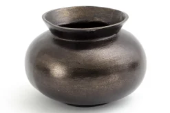 Flamant Jeddo, Vaas, Metaal, Zwart, S