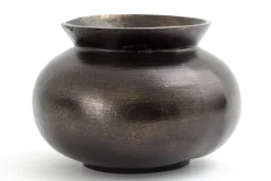 Flamant Jeddo, Vaas, Metaal, Zwart, S