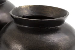 Flamant Jeddo, Vaas, Metaal, Zwart, S