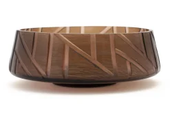 Flamant Jelger, Kom, Glas, Rook/Mauve, S