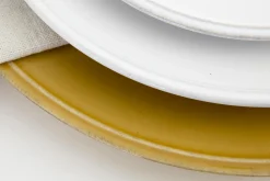 Flamant Jille, Bord, Keramiek, Oker, 34Cm