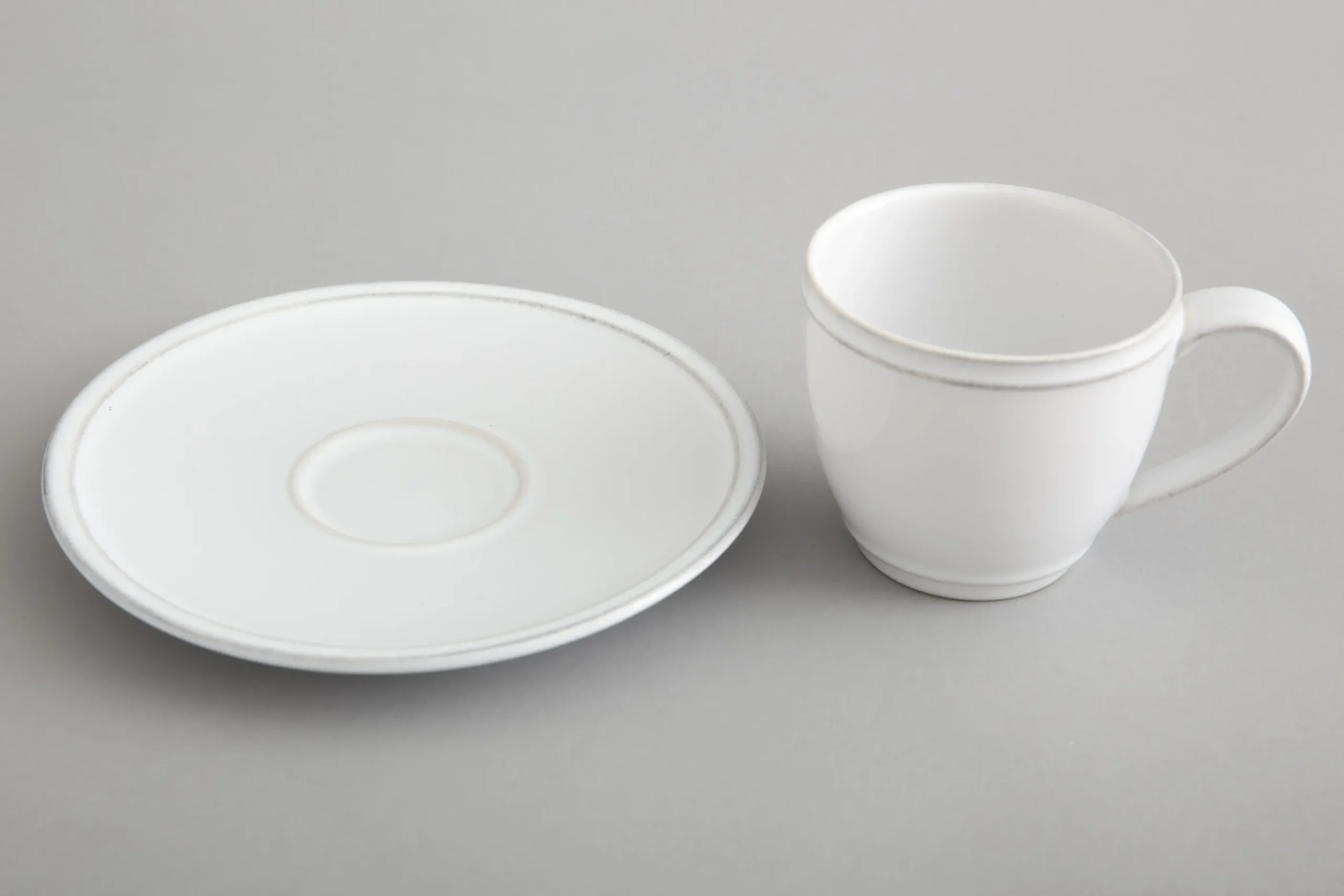 Flamant Jille, Kop En Schotel, Keramiek, Wit, M, 150 Ml