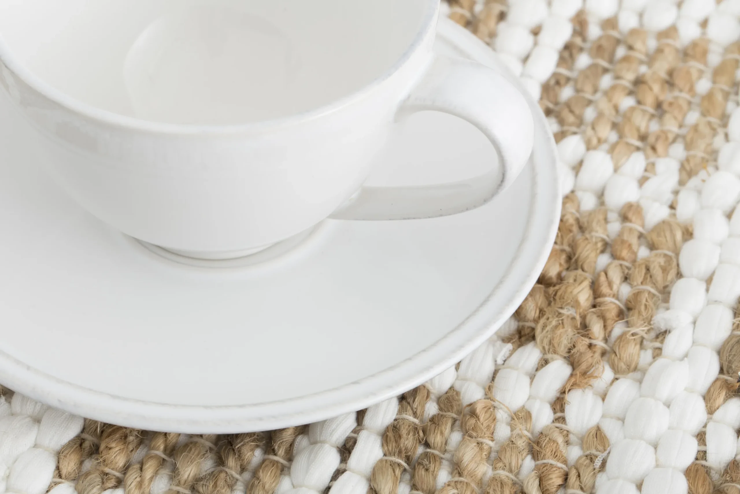 Flamant Jille, Kop En Schotel, Keramiek, Wit, L, 200 Ml