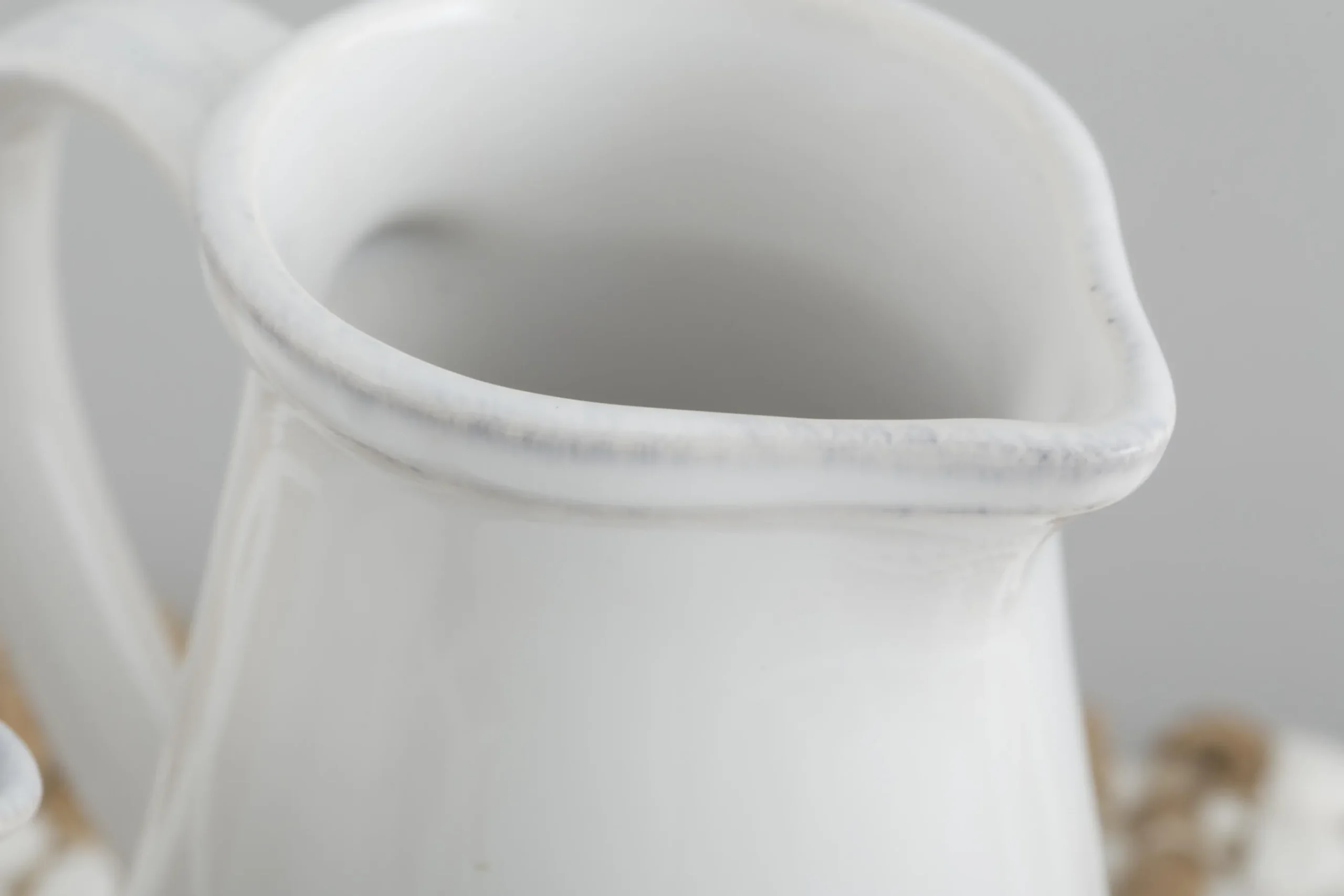 Flamant Jille, Melkkannetje, Keramiek, Wit, 300Ml