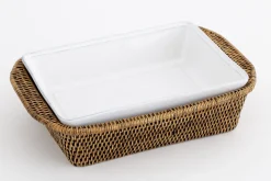 Flamant Jille, Ovenschaal, Keramiek, Wit, 25Cm