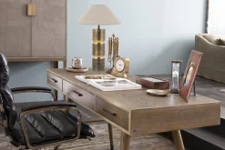 Flamant Jonne, Tafellamp, Antiek Koperen Afwerking