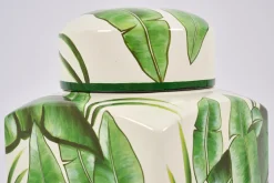 Flamant Judor, Potiche, Groen/Wit