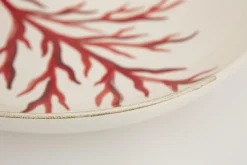 Flamant Kao, Serveerschaal, Koraal, Rond