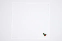 Flamant Karoli, Servet, Borduurwerk, Set Van 4