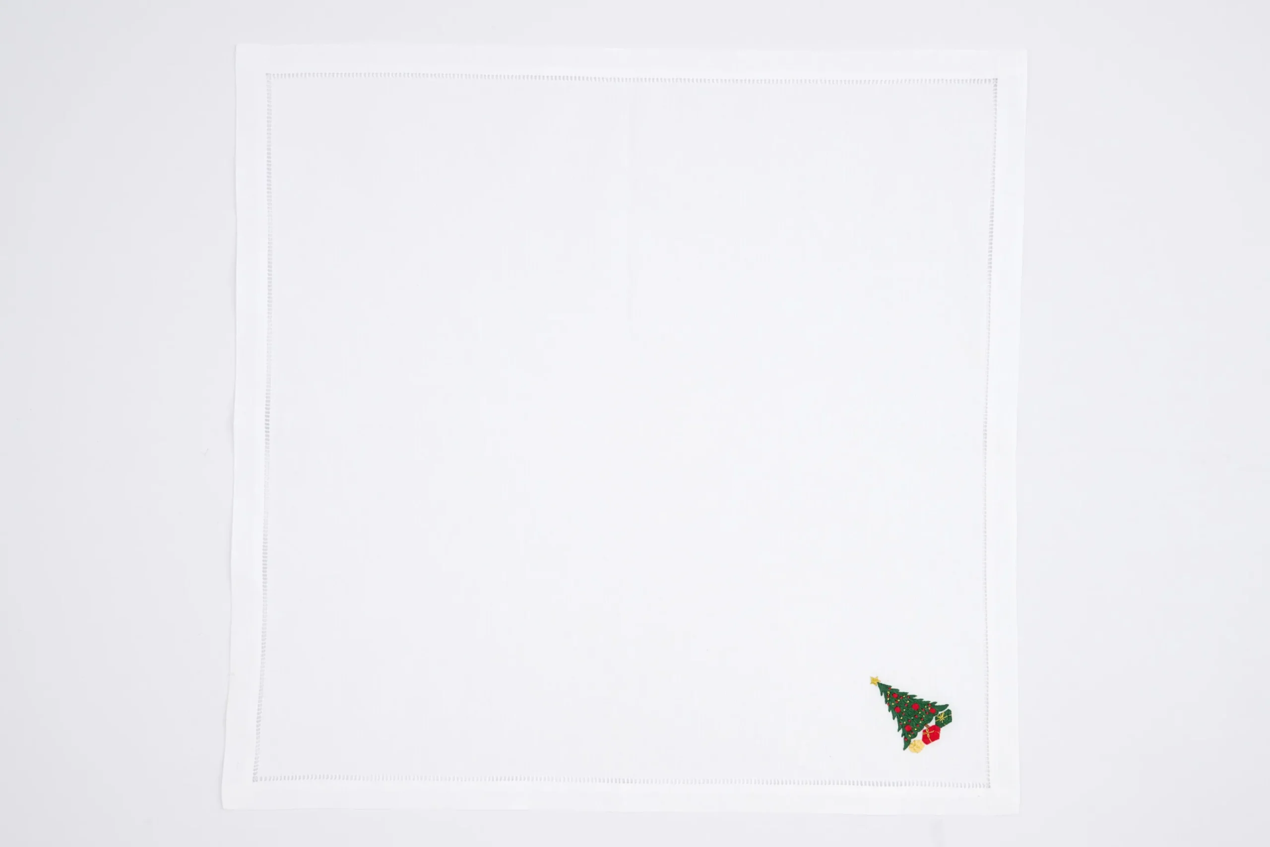 Flamant Karoli, Servet, Borduurwerk, Set Van 4