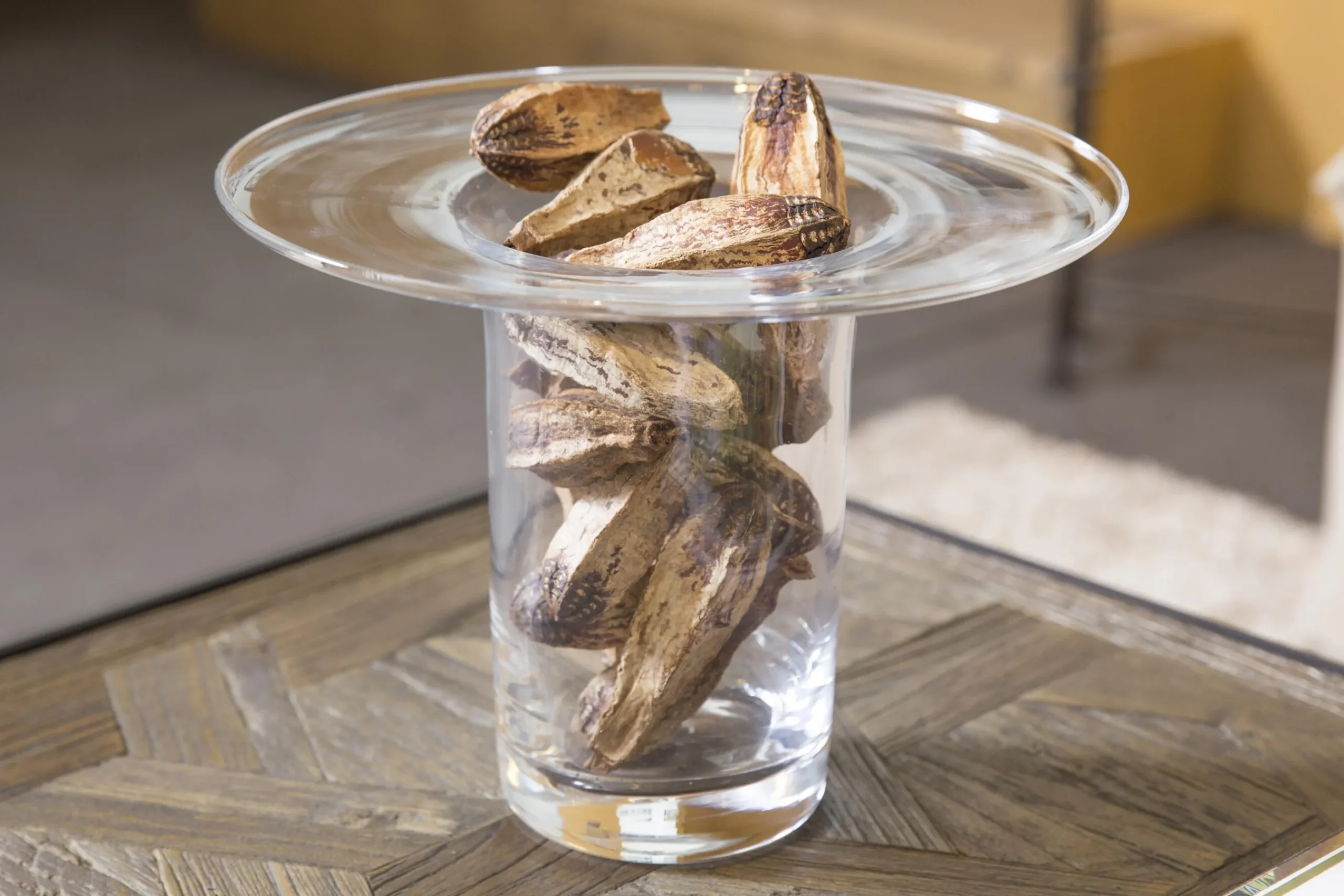 Flamant Krater, Vaas, Glas