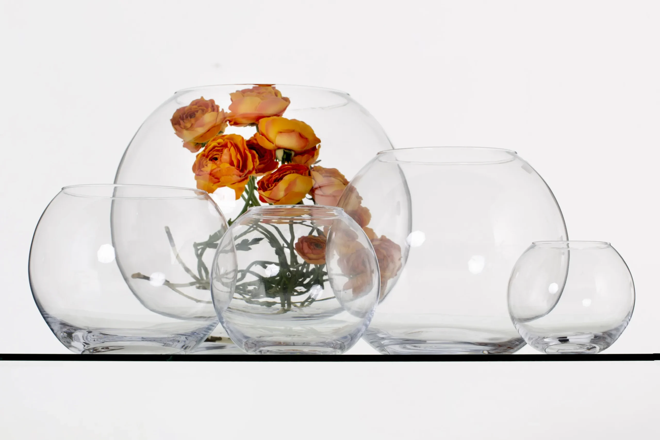 Flamant Kula, Vaas, Glas, 35Cm