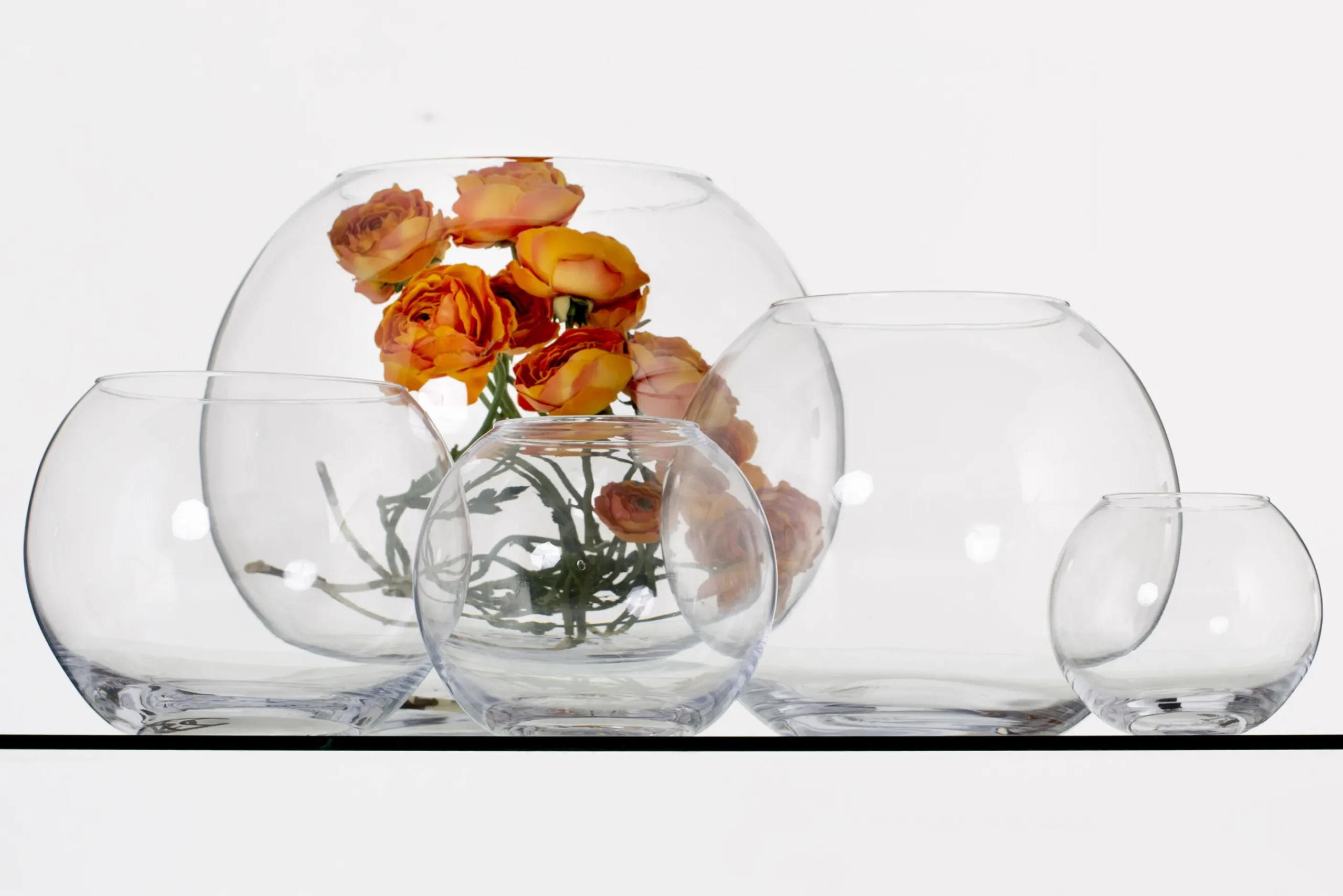 Flamant Kula, Vaas, Glas, 20Cm