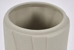 Flamant Laurena, Vaas, Keramiek, Grijs, L