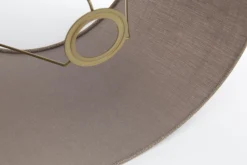 Flamant Lindro, Lampenkap, Naturel En Grijs, Cilinder, 35 Cm