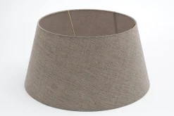 Flamant Lindro, Lampenkap, Naturel En Grijs, Cilinder, 40 Cm