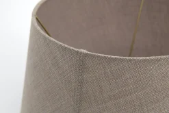 Flamant Lindro, Lampenkap, Naturel En Grijs, Cilinder, 45 Cm