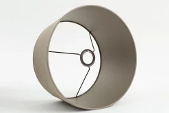 Flamant Lindro, Lampenkap, Natuurlijk En Zilver, Cilinder, 35 Cm