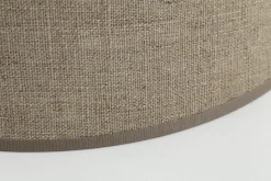 Flamant Lindro, Lampenkap, Natuurlijk En Zilver, Cilinder, 30 Cm