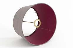 Flamant Lindro, Lampenkap, Paars, Cilinder, 30 Cm