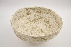 Flamant Lyme, Kom, Papier-Mache, Xl