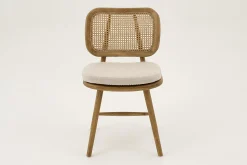 Flamant Lynn, Stoel, Eiken, Riet, Met Kussen