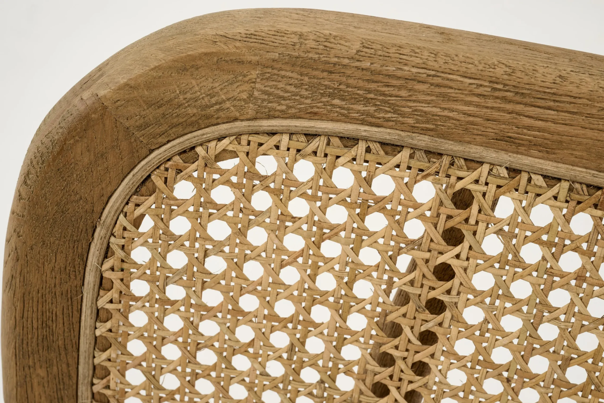 Flamant Lynn, Stoel, Eiken, Riet, Met Kussen