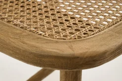 Flamant Lynn, Stoel, Eiken, Riet, Met Kussen