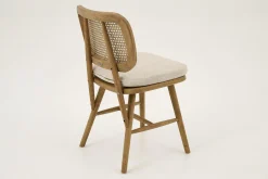 Flamant Lynn, Stoel, Eiken, Riet, Met Kussen