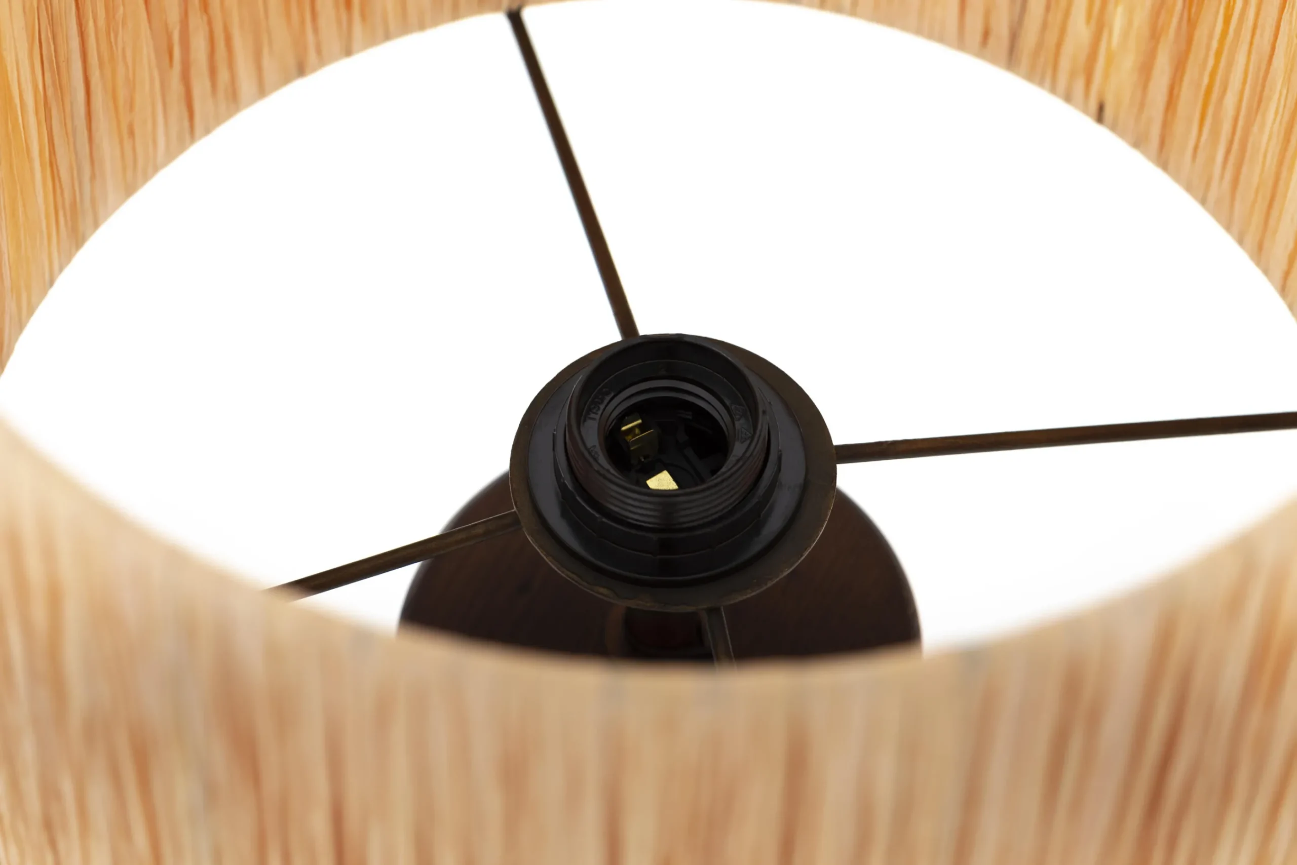 Flamant Maeve, Tafellamp Met Kap, Hout En Raffia